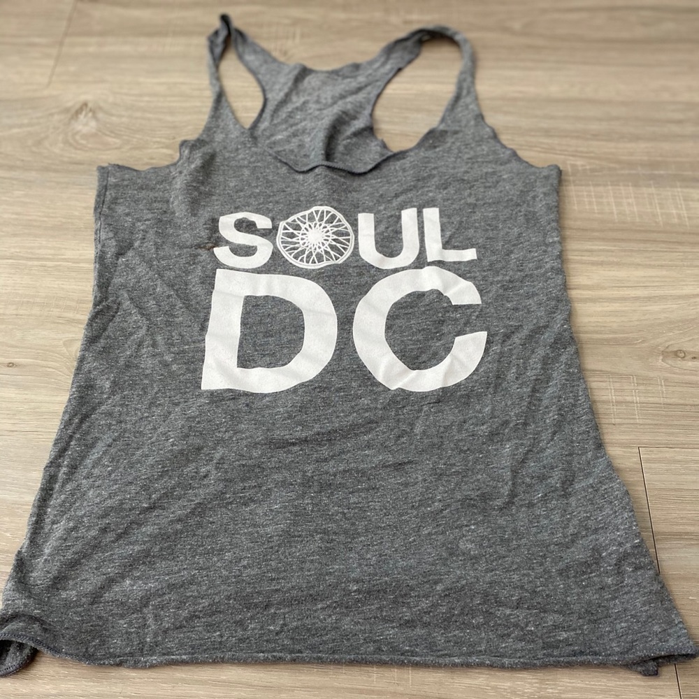 Grey Soulcycle DC tank